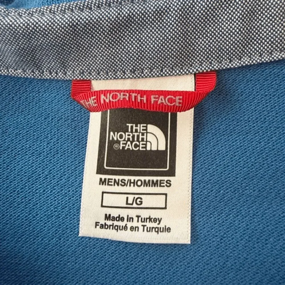The North Face Men's Golf Performance Polo‎ Shirt Dark Blue Size Large